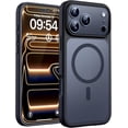 thumbnail image 1 of Funda para iPhone 17 Pro Max Negro, Compatible con MagSafe, Protección contra Caídas, Carcasa Magnética Translúcida Mate con Protección de Cámara 6.9", 1 of 6