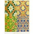 thumbnail image 2 of Augustus Pugin 19x24 Gold Ornate Framed and Double Matted Museum Art Print Titled - Patterns for Diapering 3 (1846), 2 of 4