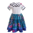thumbnail image 4 of WIBACKER Toddler Baby Girl Princess Dress with a Bag Kids Girls Ball Gown Fancy Cosplay Costume for Birthday Halloween Christmas Party, 4 of 10