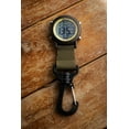 thumbnail image 5 of Moss Green Black Lightweight Clip Watch with Digital Movement by DAKOTA, 5 of 9