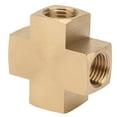 thumbnail image 1 of Brass Pipe Fitting,1/4'' FNPT Brass Pipe FNPT Pipe Fitting Pipe Connector Smart Functionality, 1 of 8