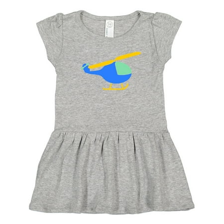 

Inktastic Blue Helicopter Gift Toddler Girl Dress