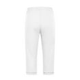 thumbnail image 6 of Wdgfv Girls Yoga Pants Rhinestone Trim Stretchy Capris Comfortable Everyday Wear Casual School Outdoor Spring Summer Fall White 3-4 Years, 6 of 7