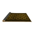 thumbnail image 2 of Ahgly Company Indoor Rectangle Abstract Yellow Modern Area Rugs, 4' x 6', 2 of 4