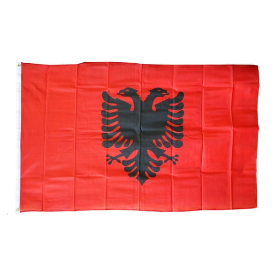 Albania - 3'X5' Polyester Flag