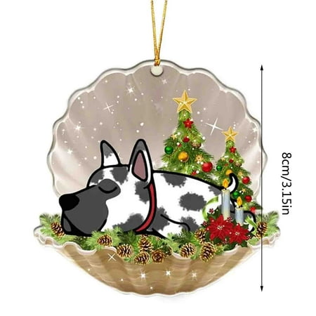 

Rdeuod Holiday Decorations Christmas Tree Decoration Pendant Cute Puppy Dog Shell Children S
