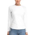 thumbnail image 1 of Beautyin Women's Long Sleeves Rash Guards Top Side Adjustable Athletic Shirt, 1 of 7
