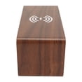 thumbnail image 4 of Wooden Digital Alarm Clock, 3 Dimmer 12/24 Hour Dual Alarm Wood LED Clock With Charging Cable For Home, 4 of 8