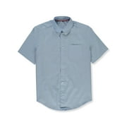 French Toast Adult's S/S Oxford Button Up Shirt - blue, s (Big Boys)