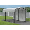 thumbnail image 3 of Arrow 10 x 20 x 9 ft Eggshell Carport With 1 Side Wall Kit, 3 of 17