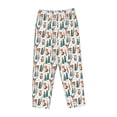 thumbnail image 4 of Goofa Winter Woodland Friends Printed Soft Pajama Pants for Women, Wide Leg Comfy Casual Lounge Yoga Pants-Large, 4 of 9