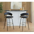thumbnail image 2 of LumiSource Jie 30" Fixed-Height Barstool - Set of 2, 2 of 6
