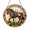 Acrylic 3.5 Inch, variant on Decorative Horse Stained Glass Style Suncatcher Window Hanging Decor, Saddle Theme Equestrian Window Ornament Glass Art Panel for Farmhouse Style Home Window Decor