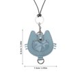 thumbnail image 2 of PAMINGONO Pet Hair Memorial Keyring Sky Blue Cat Keepsake with PU Functional Key Organizer, 2 of 7