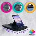 thumbnail image 2 of Mavocraft Ipad Pillow Holder for Lap - Tablet Pillow Pad with 14 Adjustable Angels for Tablets, iPhone, iPad Air, iPad Mini, iPad Pro, eReaders, with Comfortable Cushion for Your Lap, 2 of 6
