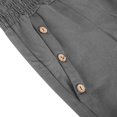 thumbnail image 6 of Women's Flowy Wide Leg Pants Casual Boho Vacation Beach Pants Elastic High Waisted Palazzo Trouser with Pocket Ladies Comfy Plus Size 2026 Trendy Outfits Lightweight Cute Fashion Dressy Clothes, 6 of 8