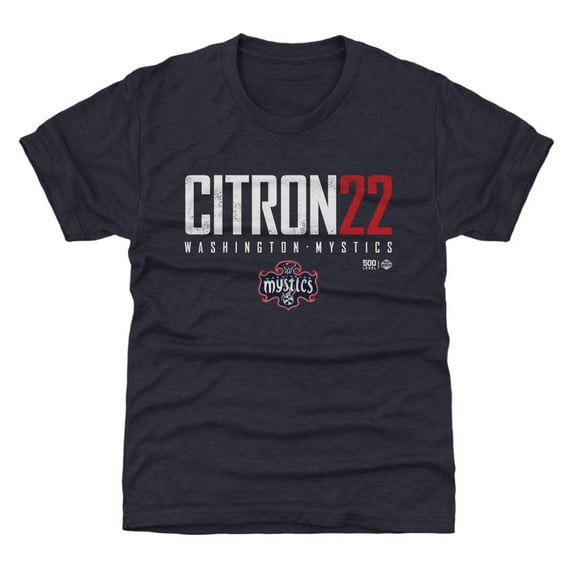 Youth 500 Level Sonia Citron Navy Washington Mystics Elite T-Shirt