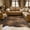 Red-brown, variant on Janvonne Irregular Cow Print Faux Cowhide Area Rug, Non-Slip Washable Animal Print Floor Mat for Living Room Bedroom Cave, 5'x6.2' Irregular Leopard Print