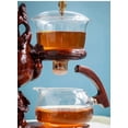thumbnail image 5 of Tea Cup Set Magnetic Water Diversion Rotating Cover Bowl Heat-Resistant Glass Tea Set Automatic Tea Maker Lazy Kungfu Teapot Drinking Teapots & Coffee Servers Travel Tea Set, 5 of 7