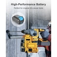 thumbnail image 4 of 4  Pack 6.0Ah 20V Battery Compatible with Dewalt 20V Battery,Power Tools DCD/DCF/DCG Series Battery, 4 of 7