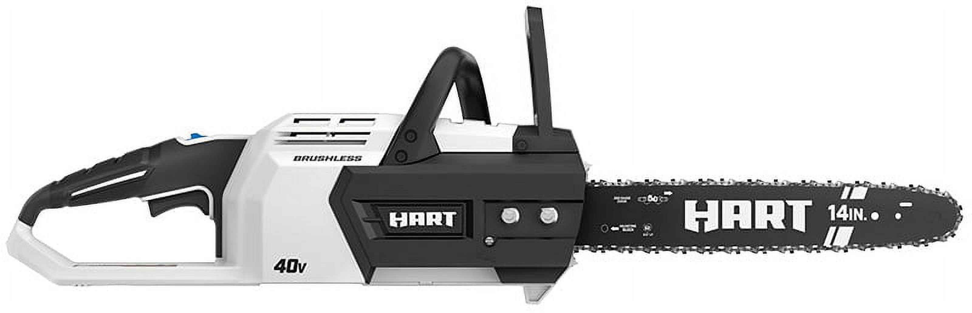 HART 40 Volt Cordless Chainsaw Battery Not Included Walmart