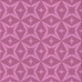 thumbnail image 1 of Ahgly Company Indoor Square Patterned Dimorphotheca Magenta Pink Area Rugs, 6' Square, 1 of 6