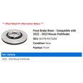 thumbnail image 2 of Front Brake Rotor - Compatible with 2022 - 2023 Nissan Pathfinder, 2 of 2