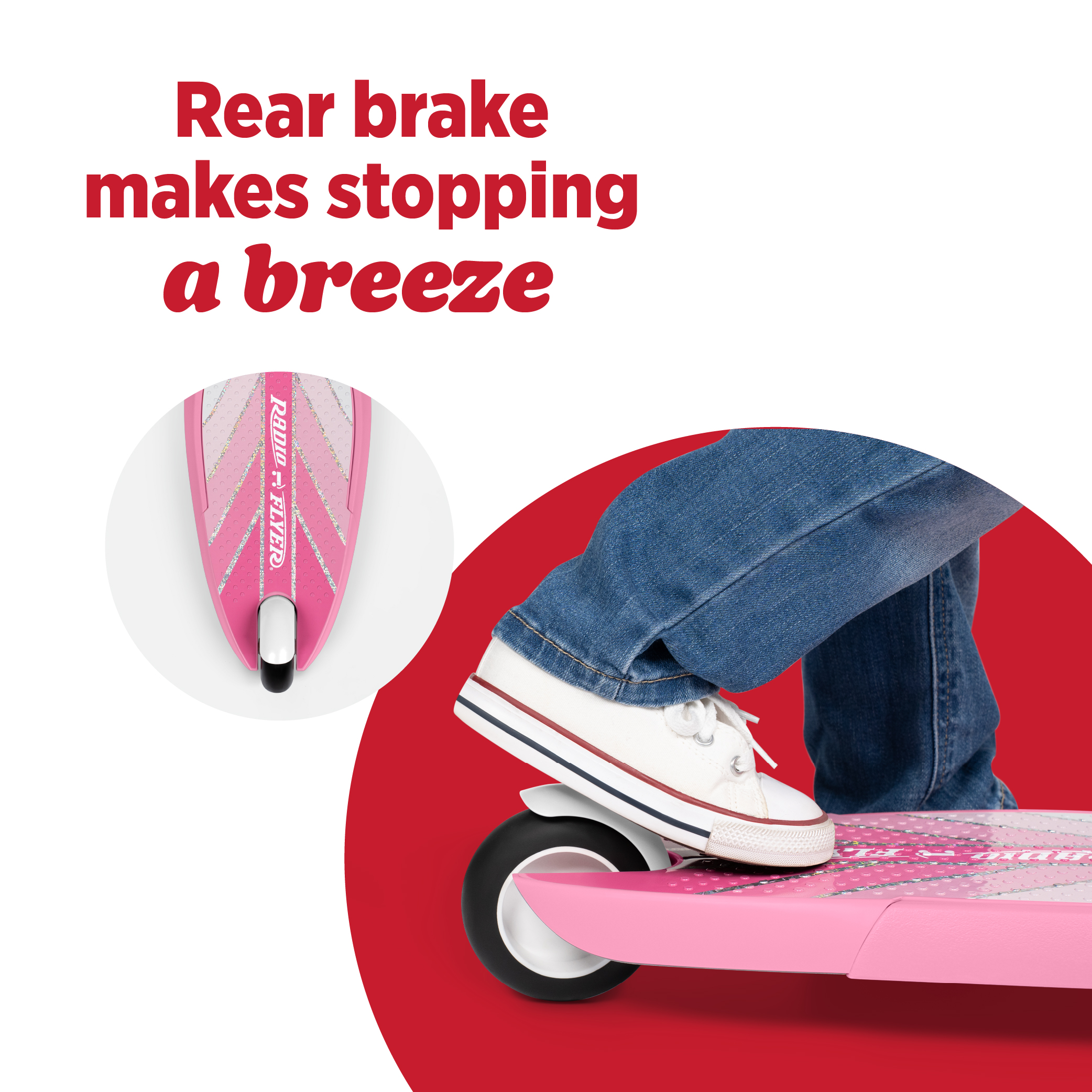 Radio Flyer My 1st Scooter Sparkle 3-Wheel, Pink photo 6