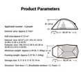 thumbnail image 4 of Naturehike, Cloud-up Pro Camping Tent, 20D Silicone Nylon, PU3000mm+, Streamlined Design, Ultralight Tent, Portable 1/2-Person Outdoor Tent, Backpack Hiking Tent., 4 of 24