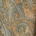 thumbnail image 4 of RALPH LAUREN Womens Beige Paisley Short Sleeve Tie Neck Midi Wear To Work Shift Dress 16, 4 of 4