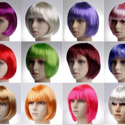 colorful halloween wigs