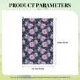 thumbnail image 2 of Golf Towel, Light pink flowers Microfiber Waffle Golf Towels for Golf Bag with Carabiner Clip Golf Rag 24x16in, 2 of 8