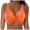 Orange, variant on Womens Swim Tops Women's Solid Color Tankini Set Beach Pool Cover Up Hollow Out Bikini Top with Swim Shorts Conservative Two Piece Bathing Suit Army Green L
