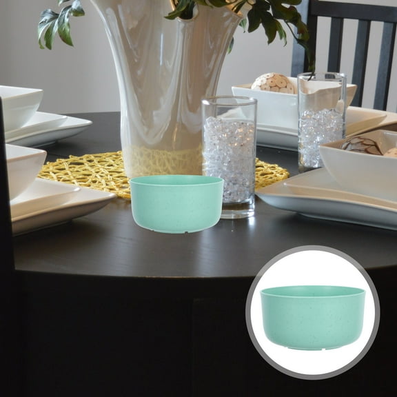 Worgeous Plastic Bowl Light Green 10Pcs 4.5X4.5X2.3In