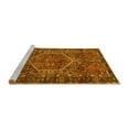 thumbnail image 2 of Ahgly Company Machine Washable Indoor Rectangle Persian Yellow Traditional Area Rugs, 5' x 8', 2 of 4