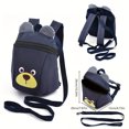 thumbnail image 1 of Bolsas de tracción de dibujos animados antipérdida para niños, arnés de seguridad de alta calidad, rizos, mochila escolar para niños pequeños, mochila linda de dibujos animados, 1 of 4