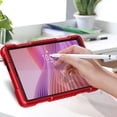 thumbnail image 2 of FIEWESEY Tablet Case for Lenovo Tab One (TB305FU) 8.7 inch Heavy Duty Shockproof Protection Cover with Shoulder Strap Kickstand for Lenovo Tab K9 8.7 inch 2025 (Model: TB305FU) / Tab One (RedBlack), 2 of 8