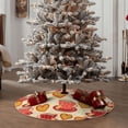 thumbnail image 4 of Fotbe Cups of Tea Pattern Christmas Tree Skirt, Tree Skirts Plush Christmas Decorations, Christmas Tree Skirts Xmas Decorations Holiday Party Decor-36", 4 of 6