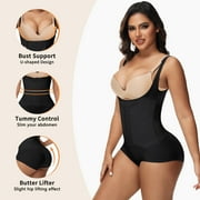 COMFREE Women Waist Trainer Bodysuit Tummy Control Corset Full Body Shaper Cincher Tank Top with Adjustable Straps