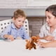 thumbnail image 1 of Peluche de elefante eléctrico para caminar, funciona a pilas, para niños pequeños, realista, con función de sonido y suave compañero de juego interactivo independiente., 1 of 6
