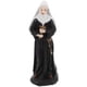 thumbnail image 5 of FELTECHELECTR Adornos de monja, estatua religiosa, figura con crucifijo, figura católica, estatua católica, decoración para el hogar, accesorio para fotos, figura de mesa de arena de resina de madre, 5 of 5