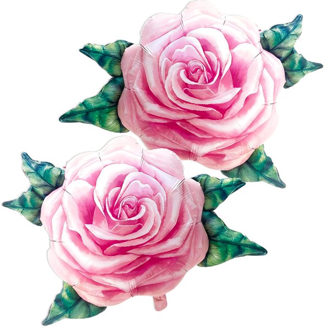 Globos Woduntes Pink Rose 3D de 79 cm para el Día de San Valentín