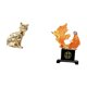 thumbnail image 5 of Estatua De Gato, Figura Decorativa, Escultura Animal, Artesanía, Adorno Para Chimenea, Escultura De Pez, Adorno De Resina, Artesanías, Estatua De Carpa Moderna China, Figura Animal Para, 5 of 8