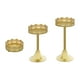 thumbnail image 1 of 3 piezas Soporte para cupcakes Bandeja de postres Centro de mesa de metal Soporte para pasteles para Oro, 1 of 9