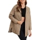 thumbnail image 3 of Chaquetas Largas para Mujer, Abrigo de Invierno de Moda para Mujer, Informal, de Negocios, con Capucha Acolchada de Rombos. Caqui XXL, 3 of 9