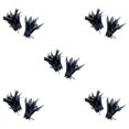 thumbnail image 1 of Sonducket Muñequeras de plumas de plumas para accesorios de disfraces de fiesta de cosplay Negro Type2 NO2, 1 of 1