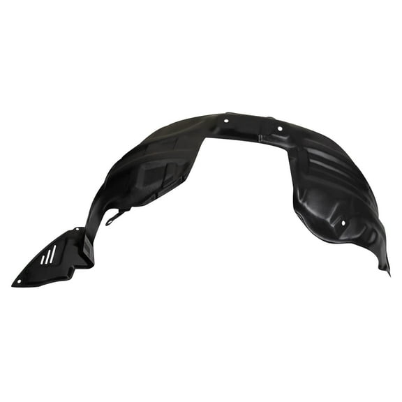 TRQ Front Right Inner Fender Liner Black Passenger Side Fits Select 2011-2014 Mazda 2 MA1249146