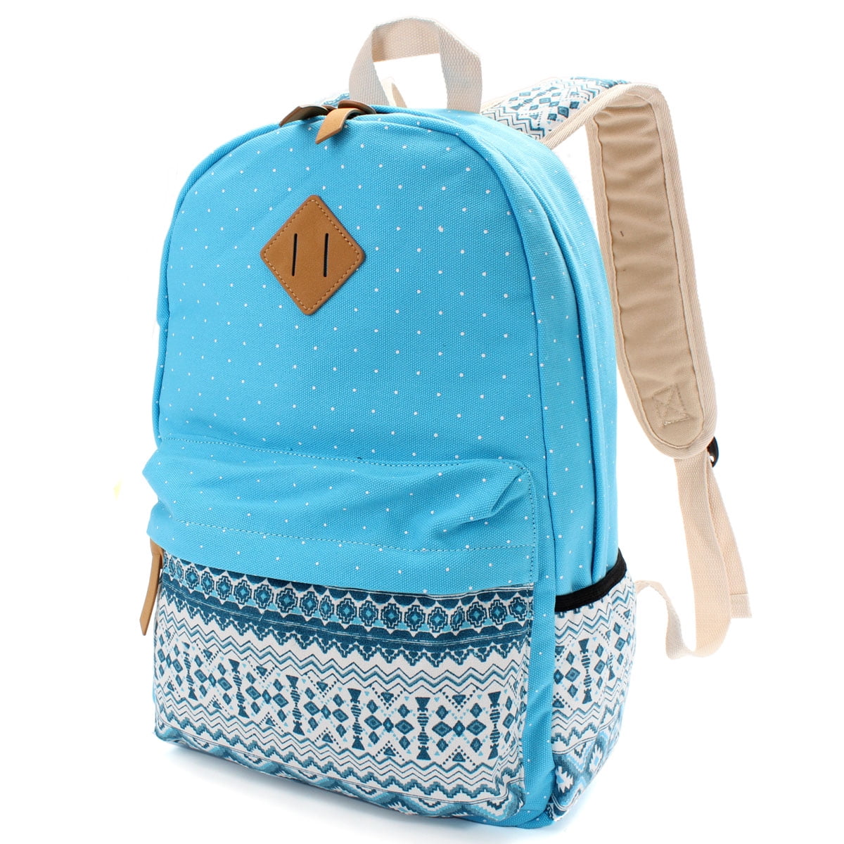 LDPT Casual Travel Canvas Backpacks for Girls, Durable Student