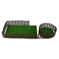 thumbnail image 3 of 90cm Extended Succulent Wood Fence for Terrariums & Planters Natural Wood Decorative, 3 of 4