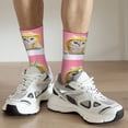 thumbnail image 5 of Goofa A Funny Cat Printed Men's Crew Socks, Soft Durable Breathable Moisture-Wicking with Odor Control Cotton socks, 5 of 9